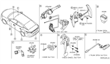 Diagram for 2014 Nissan Altima Turn Signal Switch - 25560-3TP1A