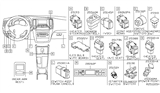 Diagram for 2013 Nissan Maxima Hazard Warning Switch - 25290-9N00A