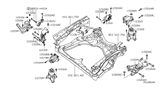 Diagram for 2014 Nissan Maxima Motor And Transmission Mount - 11320-9N00A