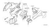 Diagram for Nissan Maxima Wheelhouse - 64839-9N00A