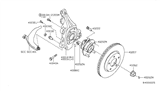 Diagram for Nissan Maxima Steering Knuckle - 40015-JA00A