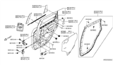 Diagram for 2014 Nissan Versa Note Door Hinge - 82400-3VA0A