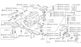 Diagram for 1993 Nissan Van Engine Mount - 11330-11C11