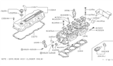 Diagram for 1988 Nissan Van Valve Cover Gasket - 13270-17C00