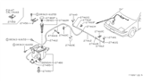 Diagram for Nissan Pulsar NX Windshield Washer Nozzle - 28931-84M00