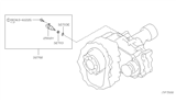 Diagram for Nissan Frontier Vehicle Speed Sensor - 25010-56G00