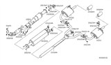 Diagram for 2011 Nissan Altima Exhaust Pipe - 20010-JA80A