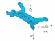 Diagram for Nissan Sentra Rear Crossmember - 55401-6LB0D