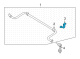 Diagram for 2020 Nissan Sentra Sway Bar Bracket - 56233-6LB1A