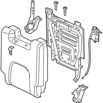 Nissan 89600-ZS41A Back Assy-3rd Seat,RH