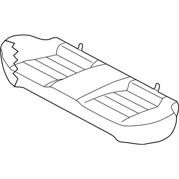 Nissan 88300-0Z703 Cushion Assy-Rear Seat