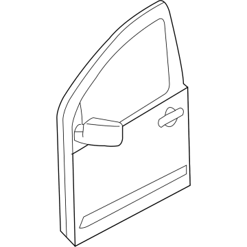 Nissan 80101-9BU0A Door Assy-Front,LH