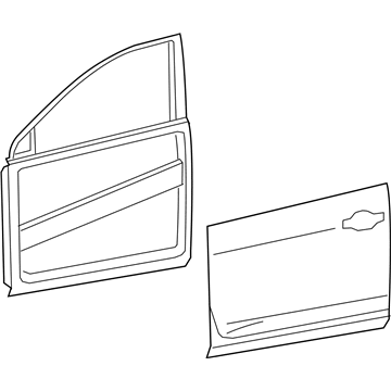 Nissan H0100-6MTMA DOOR FR RH