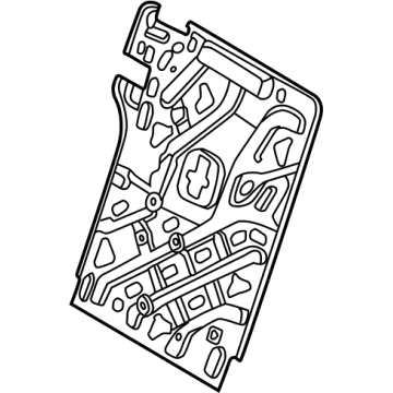 Nissan 88601-6RC0A Frame Assy-Back,Rear Seat