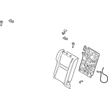 Nissan 88600-6RC2B BACK ASSY-REAR SEAT