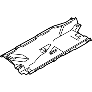 Nissan 74814-6RA0A Cover-Floor Under,RH