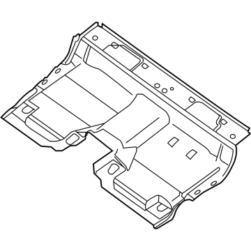 Nissan 74906-9BU0C Carpet-Floor,Rear