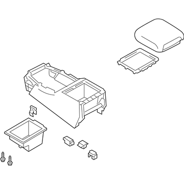 Nissan 96910-6JL1A Box Assy-Console,Front Floor