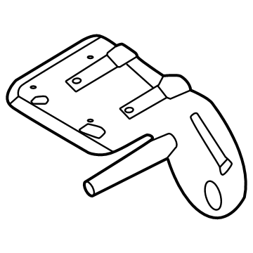 Nissan 985Q2-6LB0A Bracket-Air Bag Sensor,Front Center