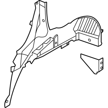 Nissan 76751-6RA0A Wheel House-Rear,Inner LH