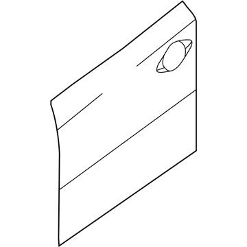 Nissan 80153-3KM5A Panel - Front Door, Outer LH