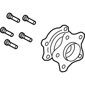 43202-3JA1D Genuine Nissan #432023JA1D Hub Assembly-Rear Axle