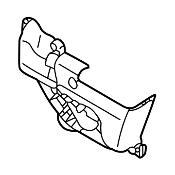 Nissan 27175-6RC0A Bracket-Front Heater Unit