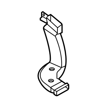 Nissan 27833-6RR0A Duct-Heater Floor,Rear LH