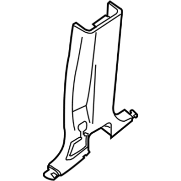 Nissan 76915-9BU0A Garnish-Center Pillar,Lower RH