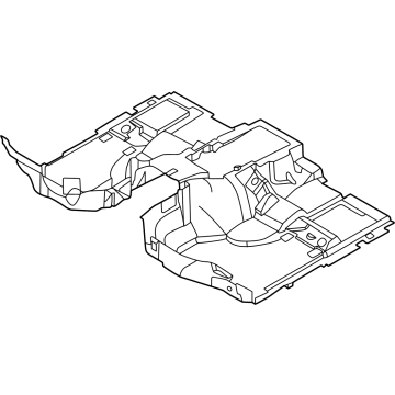 Nissan 74900-9BU0A Carpet Assy-Floor