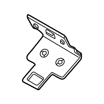 Nissan 25233-9BU0A Bracket-Telephone Unit