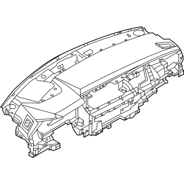 Nissan 68200-6RB0C Panel & Pad Assy-Instrument
