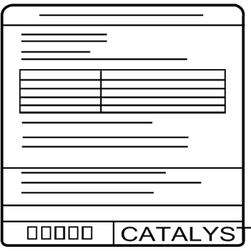 Nissan 14805-9UH2B EMISSION LABEL