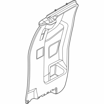 Nissan 82901-9BU1A Finisher Assy-Rear Door,LH