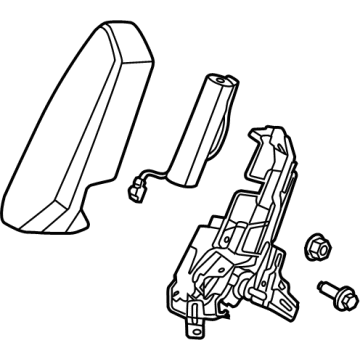 Nissan 88610-6RG3A Back Assy-Rear Seat,Side RH