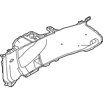 Nissan 76935-6RA2A Garnish-Rear Pillar,LH