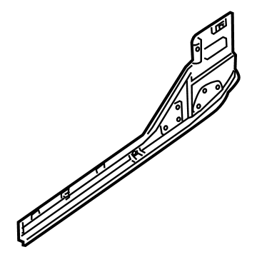 Nissan G6471-9BUAB SILL WHEEL HOUSE INNER LH