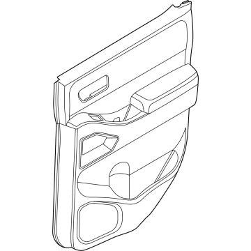 Nissan 82900-9BU2A Finisher Assy-Rear Door,RH