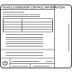 Nissan 14805-6LW0A Emission Label