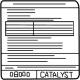 Nissan 14805-9BV0A Label-Emission Control Information