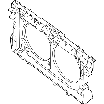 Nissan 62500-3TA0B Support Assembly - Radiator Core