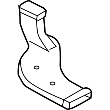 Nissan 27831-1AA1A Duct-Heater Floor 2ND