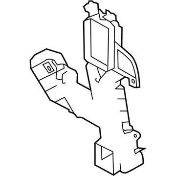 Nissan 27314-1JA0A Duct-Rear Heater Unit