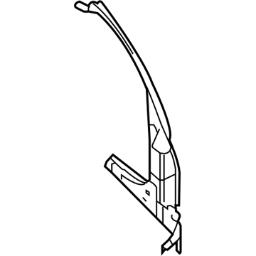 Nissan 77661-EA031 Pillar Assembly Back Main, LH