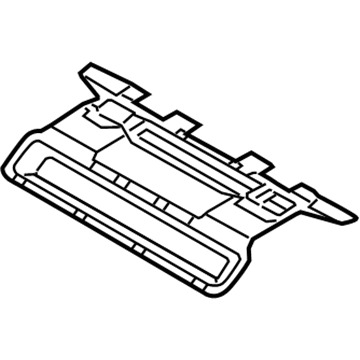 Nissan 74566-1AA0A Bracket-2ND Seat Mounting