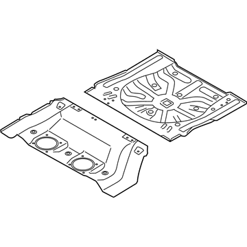 Nissan G4512-1AAMA Floor-Rear,Front