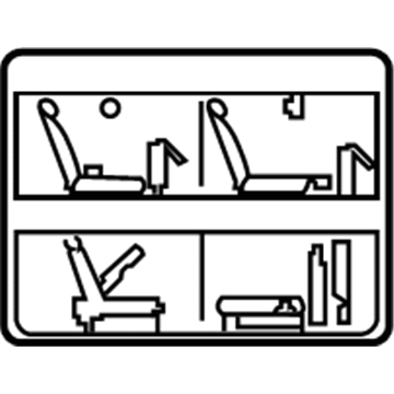 Nissan 88090-EA000 Label - Caution, 2ND Seat