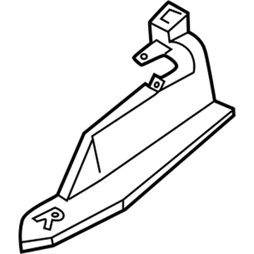 Nissan 27832-8J000 Duct-Heater Floor,Rear RH