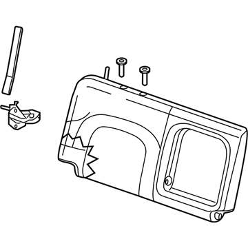 Nissan 88600-ZP11A Back Assy-Rear Seat,RH