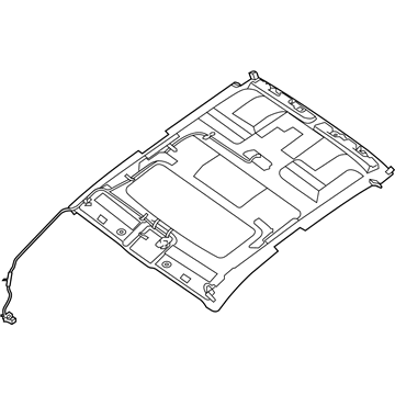 Nissan 739B0-EZ25A Module Assembly-Roof Trim